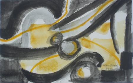 Hommage à Bram Van Velde n°1