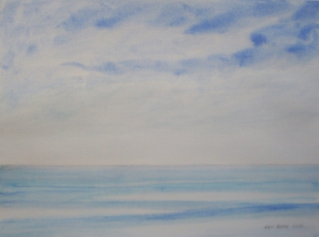 Alto cumulus , mer calme