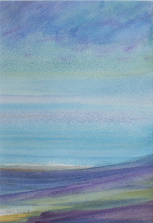 Ambiance bleu-mauve