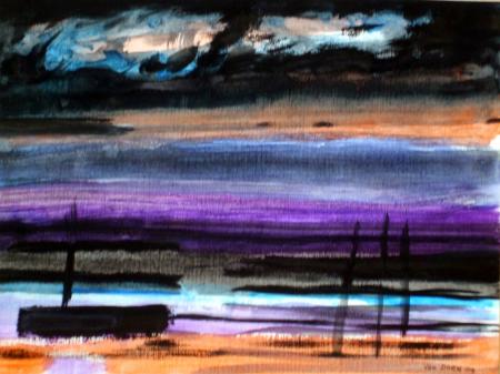 Marine au crépuscule