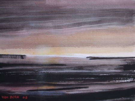 Coucher de soleil,3 avril